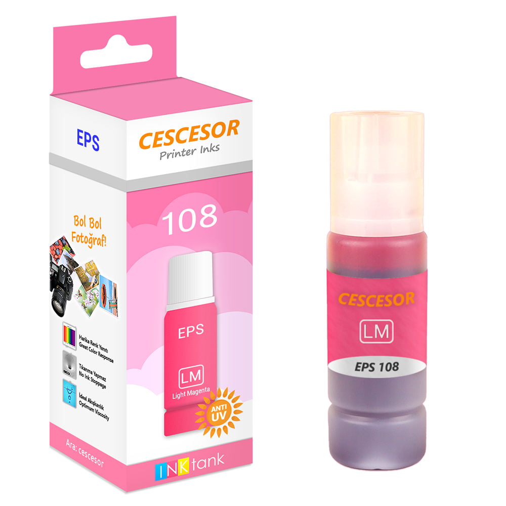 Epson 108 için Mürekkep 70ml CESCESOR