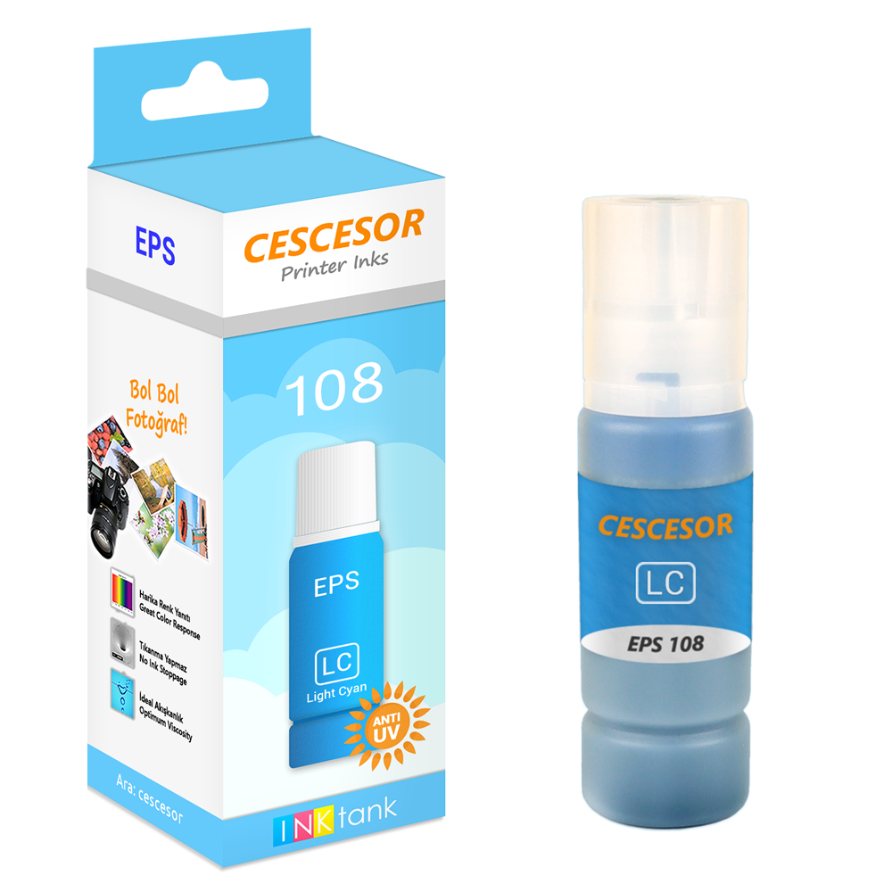 Epson 108 için Mürekkep 70ml CESCESOR