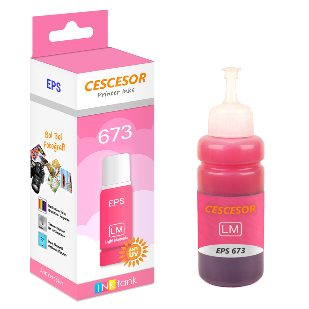 Epson 673 için Mürekkep 70ml CESCESOR