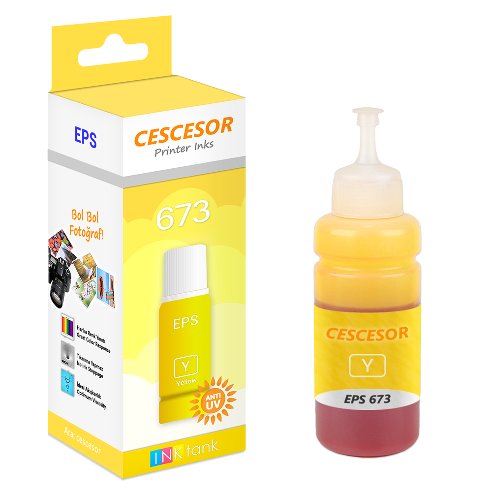 Epson 673 için Mürekkep 70ml CESCESOR