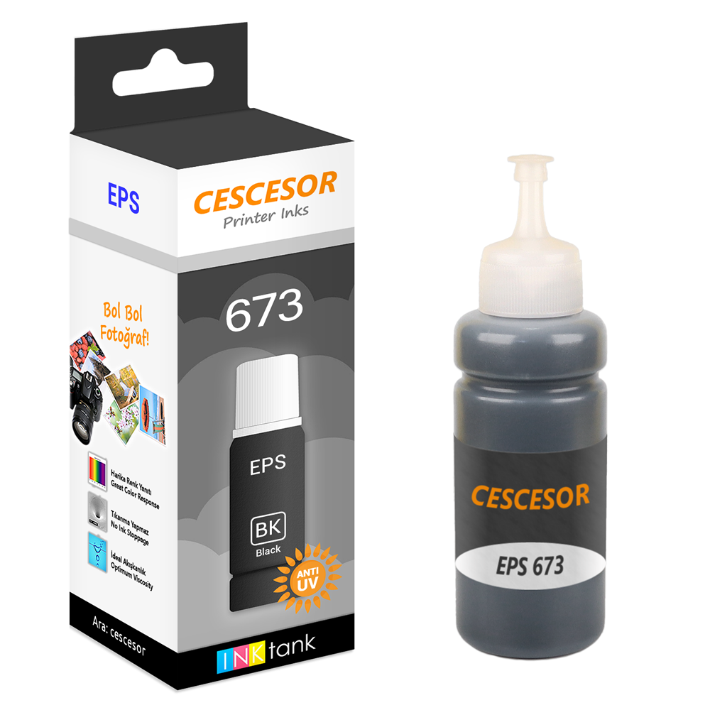 Epson 673 için Mürekkep 70ml CESCESOR