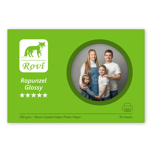 Rovi Rapunzel Parlak Fotoğraf Kağıdı 260gsm 50yp