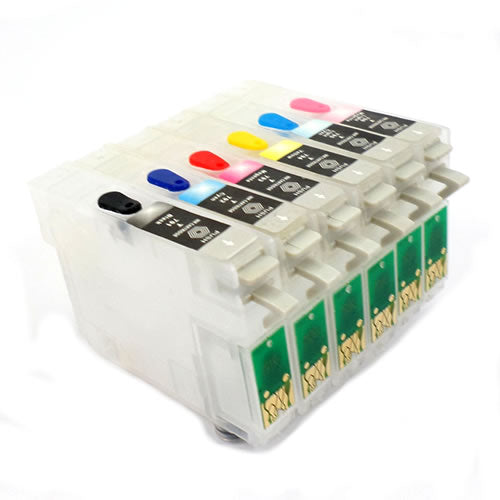 Epson T0801-T0806 Uyumlu Kolay Dolan Kartuş 6 Renk