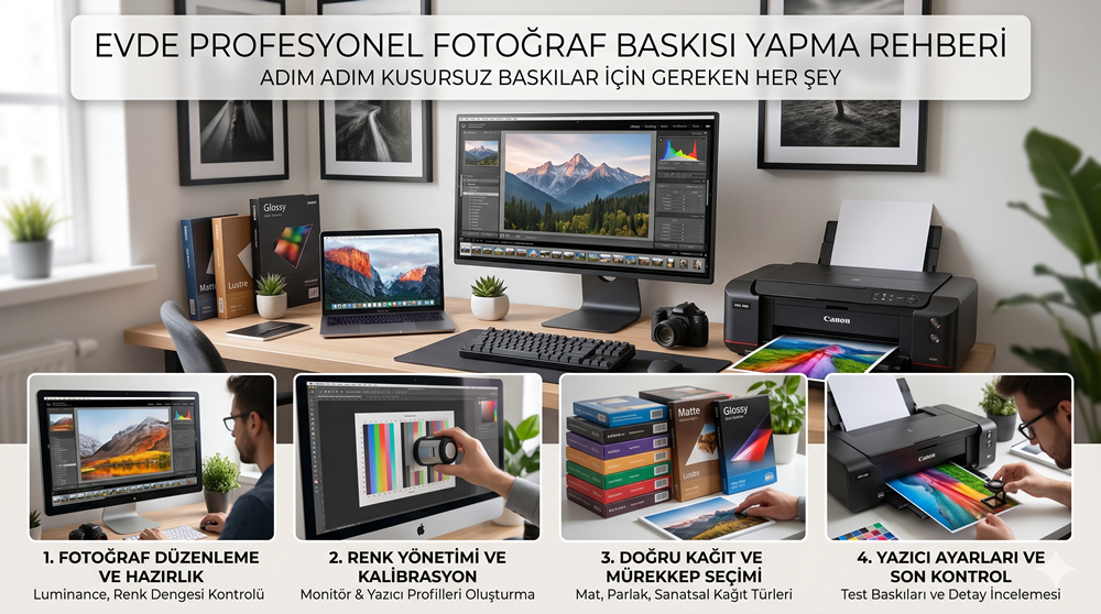 Evde Profesyonel Fotoğraf Baskısı Yapma Rehberi