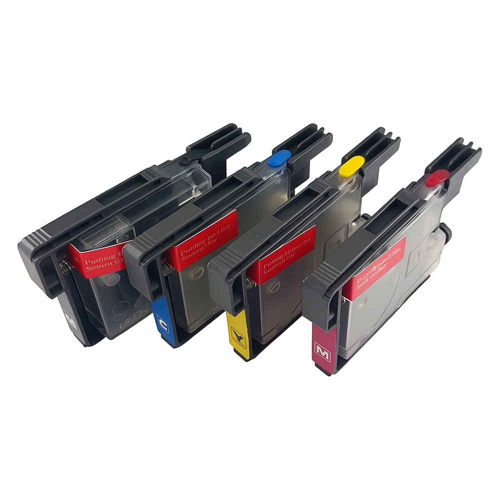 Brother LC77 Uyumlu Kolay Dolan Kartuş 4 Renk