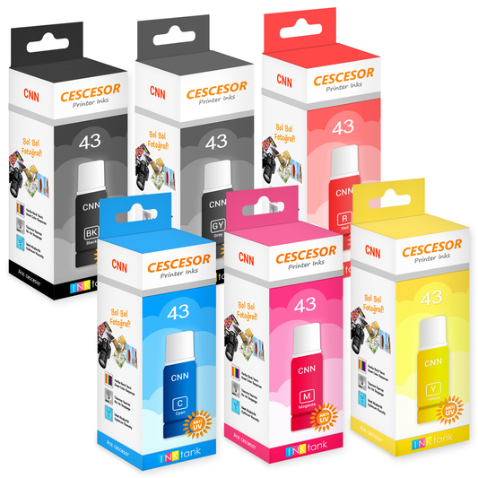 Canon GI-43 için Mürekkep 60ml CESCESOR
