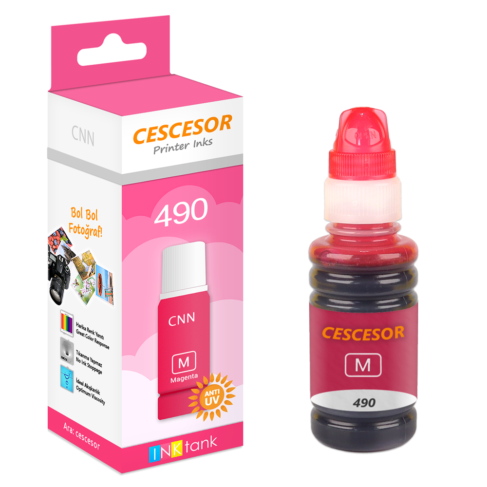 Canon GI-490 için Mürekkep CESCESOR