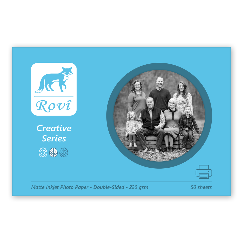 Rovi Creative Çift Taraflı Mat Fotoğraf Kağıdı 220gsm 50yp