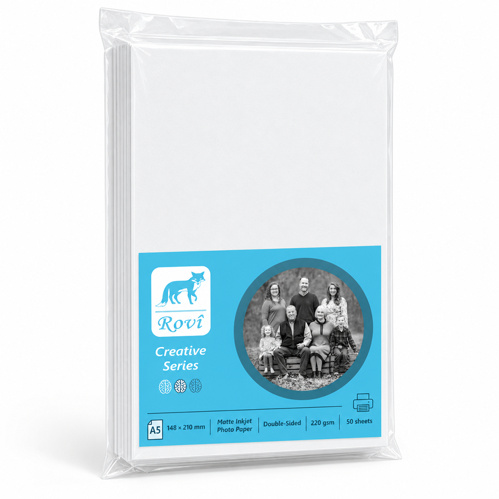 Rovi Creative Çift Taraflı Mat Fotoğraf Kağıdı 220gsm 50yp