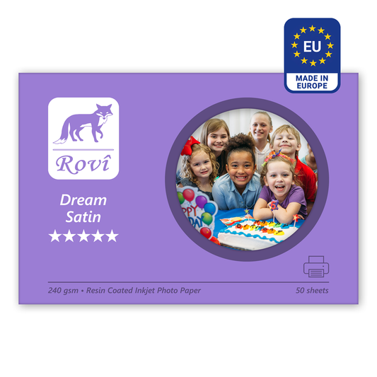 Rovi Dream Satin Fotoğraf Kağıdı 240gsm 50yp