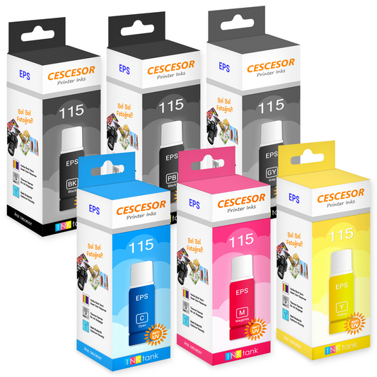 Epson 115 için Mürekkep 70ml CESCESOR