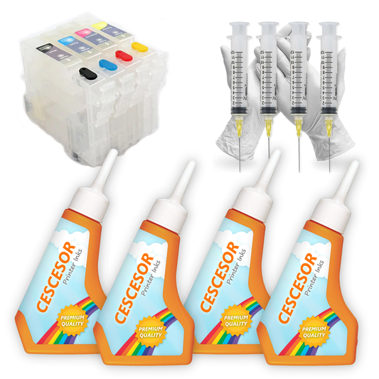 Epson T0551-T0554 Uyumlu Kartuş Dolum Seti 4 Renk