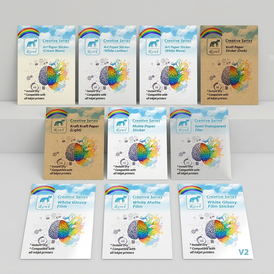 10 Çeşit Etiket ve Sticker Numune Paketi