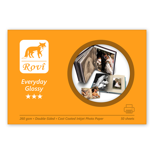 Rovi Everyday Parlak Çift Taraflı Fotoğraf Kağıdı 260gsm 50yp