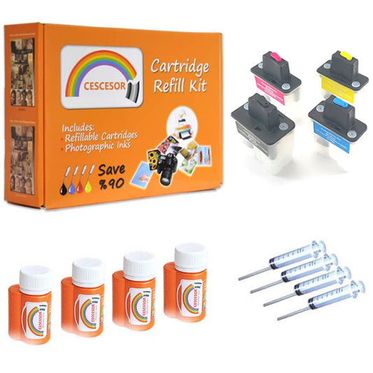 Brother LC47 Uyumlu Kartuş Dolum Seti 4 Renk