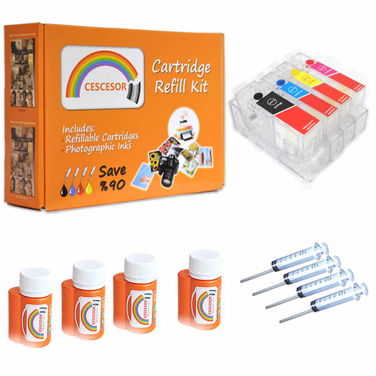 Canon PGI-5 CLI-8 Uyumlu Kartuş Dolum Seti - 4 Renk