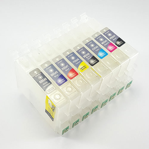Epson T0540-T0549 Uyumlu Kolay Dolan Kartuş 8 Renk