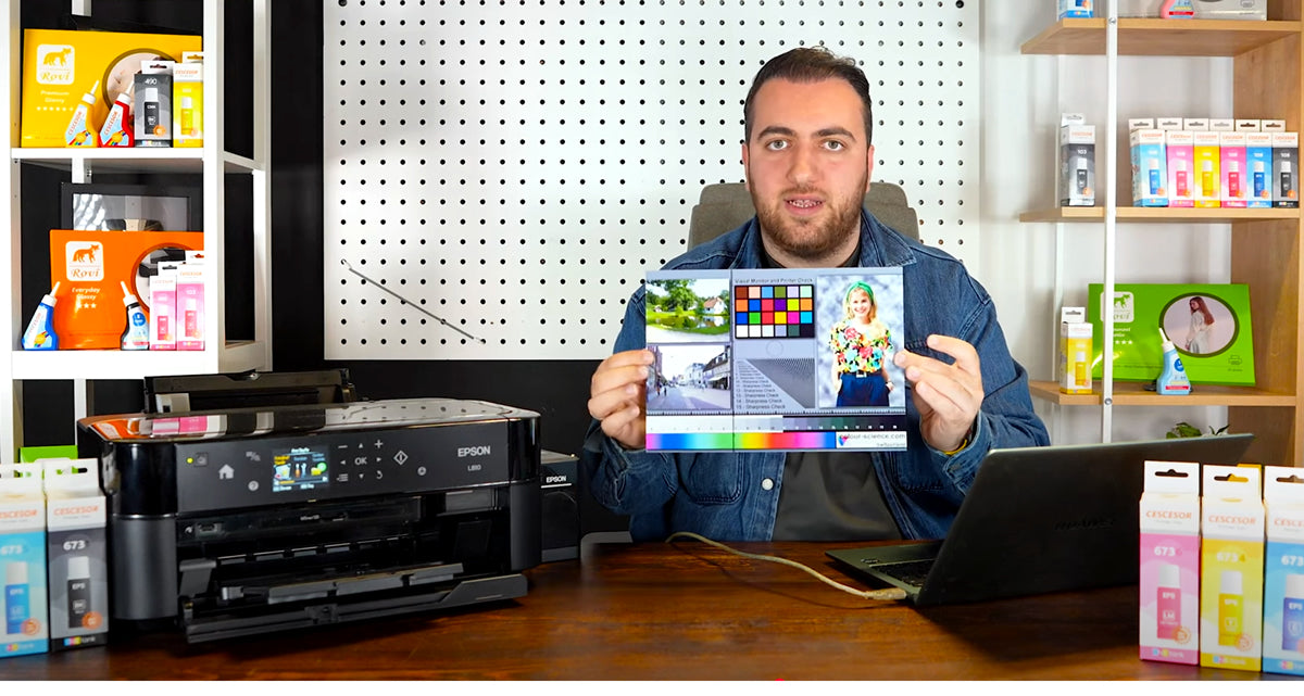 Videoyu yükle: Mürekkep ve Fotoğraf Kağıdı Testi