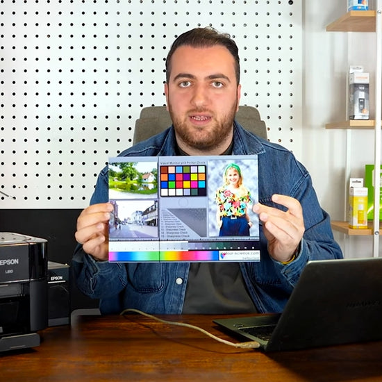 fotoğraf kağıdı ve mürekkep testleri